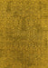 Oriental Yellow Industrial Rug, urb2706yw