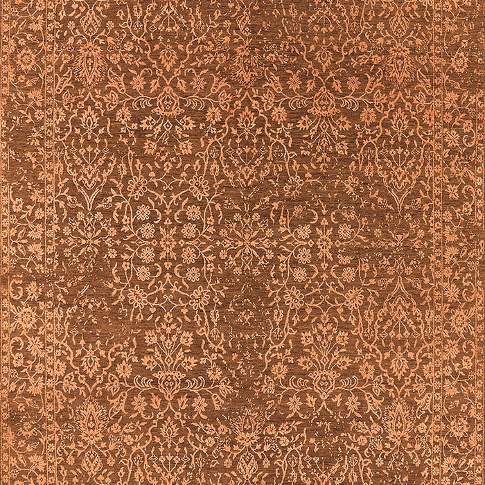 Oriental Orange Industrial Rug, urb2706org