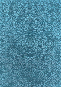 Oriental Light Blue Industrial Rug, urb2706lblu