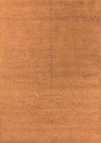 Oriental Orange Industrial Rug, urb2707org