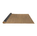 Sideview of Oriental Brown Industrial Rug, urb2707brn