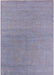 Mid-Century Modern Silver Gray Oriental Rug, urb2707