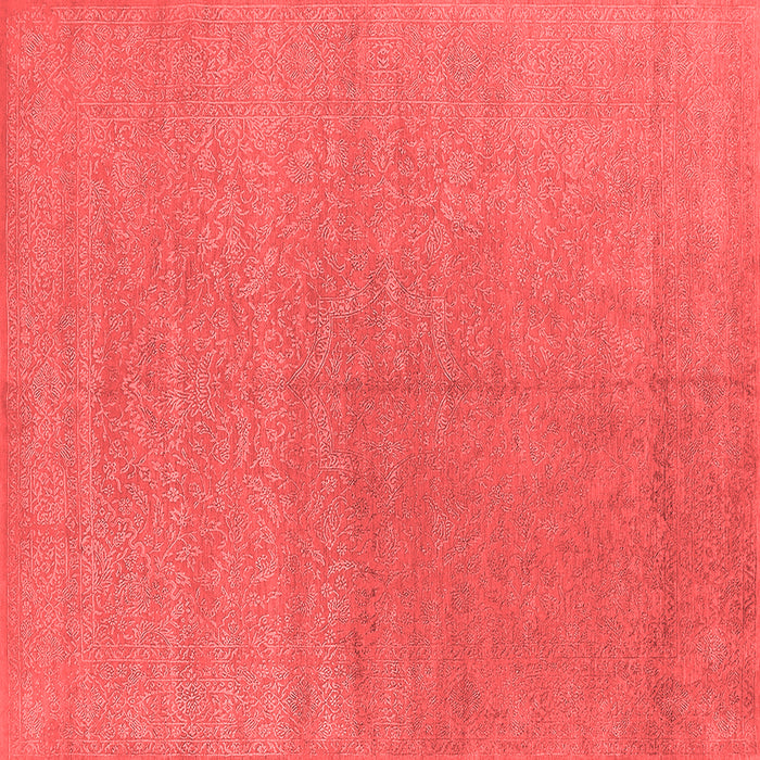 Machine Washable Oriental Red Industrial Rug, wshurb2707red