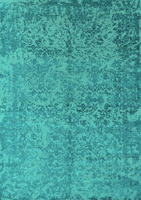 Oriental Turquoise Industrial Rug, urb2708turq