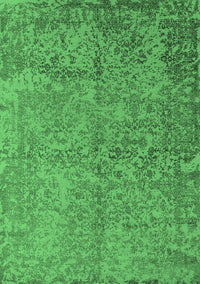 Oriental Emerald Green Industrial Rug, urb2708emgrn