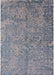 Machine Washable Industrial Modern Marble Blue Rug, wshurb2708