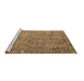 Sideview of Machine Washable Oriental Brown Industrial Rug, wshurb2708brn