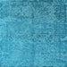 Square Oriental Light Blue Industrial Rug, urb2708lblu