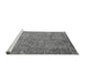 Sideview of Machine Washable Oriental Gray Industrial Rug, wshurb2708gry