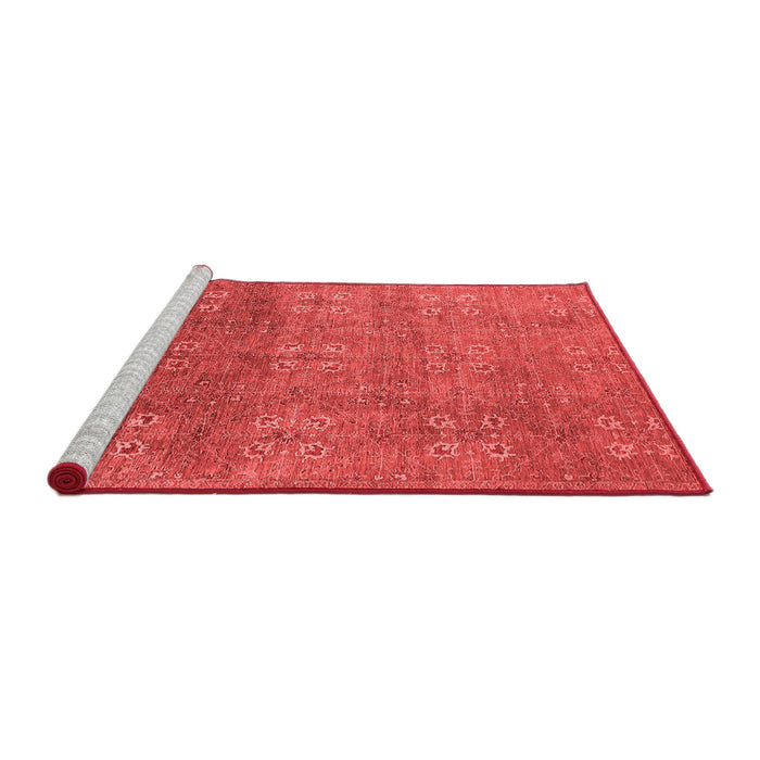 Industrial Red Washable Rugs