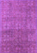 Machine Washable Oriental Purple Industrial Area Rugs, wshurb2709pur