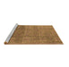 Sideview of Machine Washable Oriental Brown Industrial Rug, wshurb2709brn