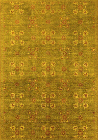 Oriental Yellow Industrial Rug, urb2709yw