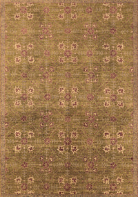 Oriental Brown Industrial Rug, urb2709brn