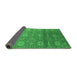 Sideview of Oriental Green Industrial Rug, urb2710grn