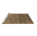 Sideview of Machine Washable Oriental Brown Industrial Rug, wshurb2710brn