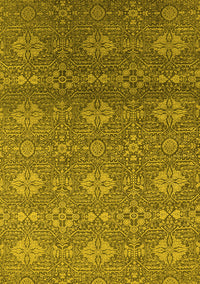 Oriental Yellow Industrial Rug, urb2710yw