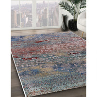 Mid-Century Modern Purple Oriental Rug, urb2711