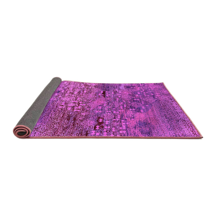 Sideview of Oriental Pink Industrial Rug, urb2711pnk