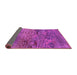 Sideview of Oriental Pink Industrial Rug, urb2711pnk