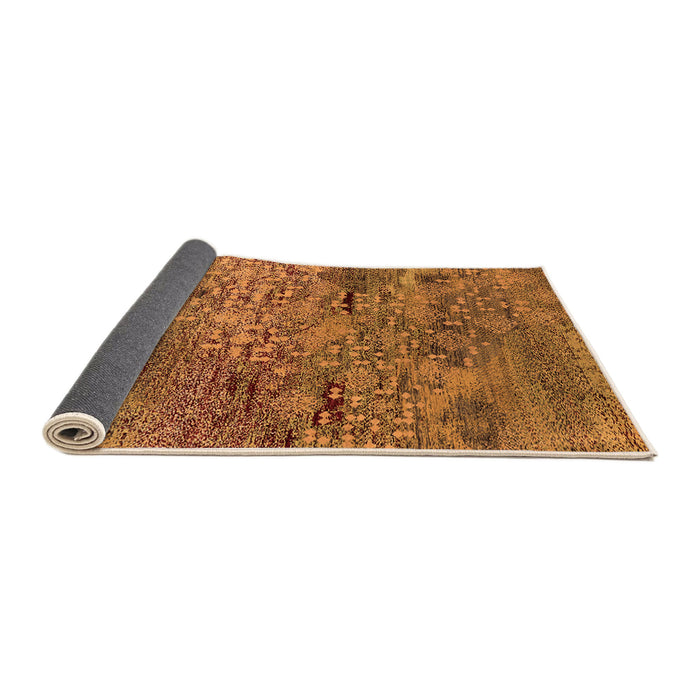 Sideview of Oriental Orange Industrial Rug, urb2711org