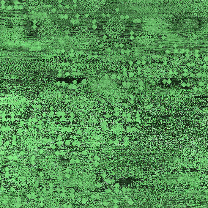 Oriental Emerald Green Industrial Rug, urb2711emgrn