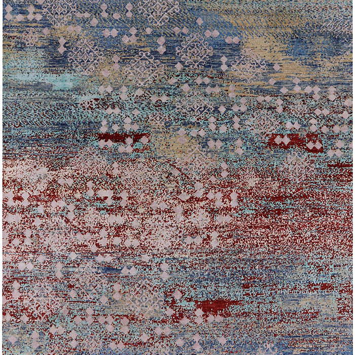 Mid-Century Modern Purple Oriental Rug, urb2711