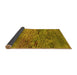 Sideview of Oriental Yellow Industrial Rug, urb2711yw