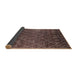 Sideview of Mid-Century Modern Bakers Brown Oriental Rug, urb2712