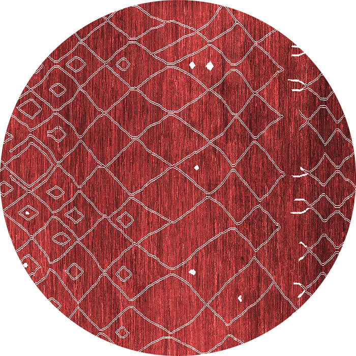 Machine Washable Oriental Red Industrial Rug, wshurb2712red