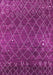 Machine Washable Oriental Pink Industrial Rug, wshurb2712pnk