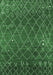 Machine Washable Oriental Emerald Green Industrial Area Rugs, wshurb2712emgrn