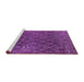 Sideview of Machine Washable Oriental Purple Industrial Area Rugs, wshurb2712pur