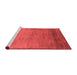 Industrial Red Washable Rugs