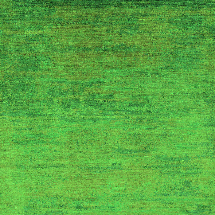Machine Washable Oriental Green Industrial Area Rugs, wshurb2713grn