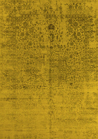 Oriental Yellow Industrial Rug, urb2714yw