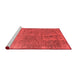 Industrial Red Washable Rugs