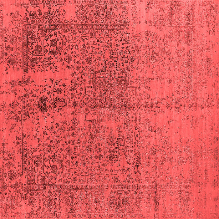 Machine Washable Oriental Red Industrial Rug, wshurb2714red