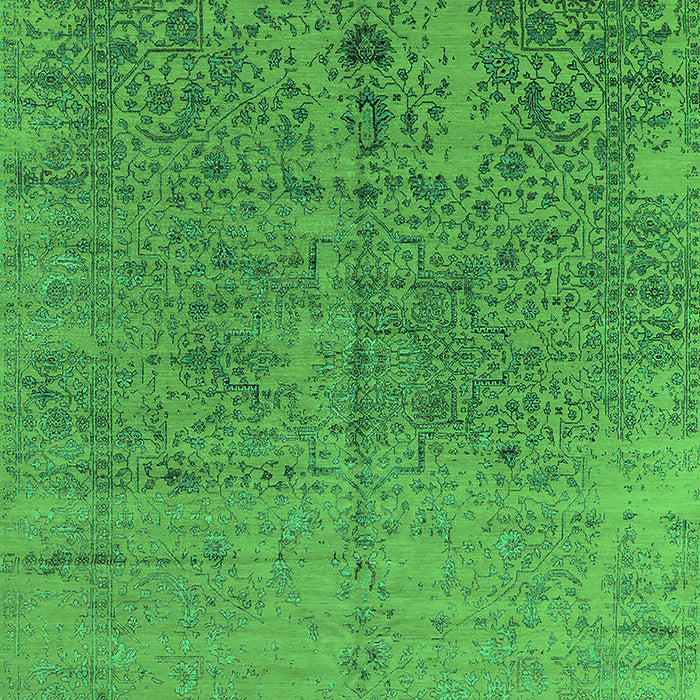 Oriental Green Industrial Rug, urb2714grn