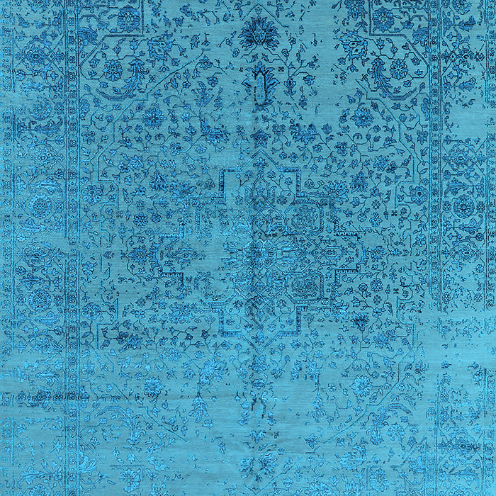 Oriental Light Blue Industrial Rug, urb2714lblu