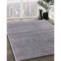 Mid-Century Modern Gray Oriental Rug, urb2715