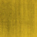 Square Oriental Yellow Industrial Rug, urb2715yw