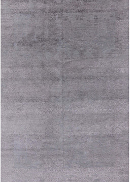 Mid-Century Modern Gray Oriental Rug, urb2715