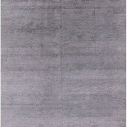 Square Machine Washable Industrial Modern Grey Gray Rug, wshurb2715