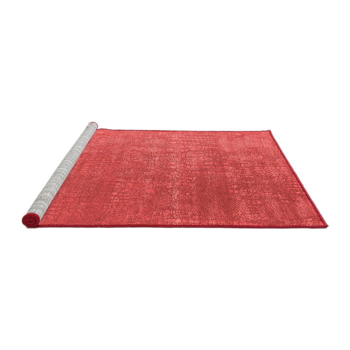 Industrial Red Washable Rugs