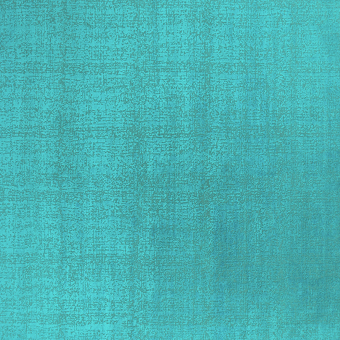 Square Machine Washable Oriental Turquoise Industrial Area Rugs, wshurb2717turq