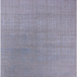 Square Machine Washable Industrial Modern Silver Gray Rug, wshurb2717