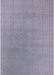 Machine Washable Industrial Modern Silver Gray Rug, wshurb2717