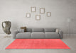 Industrial Red Washable Rugs