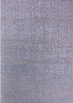 Mid-Century Modern Silver Gray Oriental Rug, urb2717